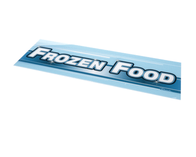 TRUE 205537 S 19T/23 FROZEN FOOD BLUE S-BFZF SIGN PA