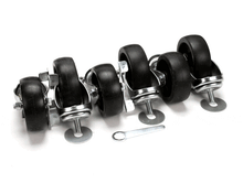 TRUE 830278 CASTER 4 SET/6 1/2 X 13 X 1 STEM