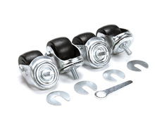 TRUE 830280 CASTER 2-1/2  1/2STEM  ST/4 SILVER 2 LOC