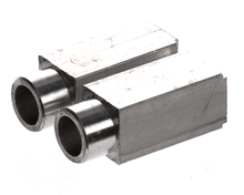 TRUE 832126 BLOCK  ALUM .6875 X 7/16 MACHINED  NEW S