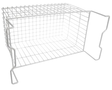 TRUE 909404 BASKET ASSEMBLY THF-FL WHITE WIRE FLAT T