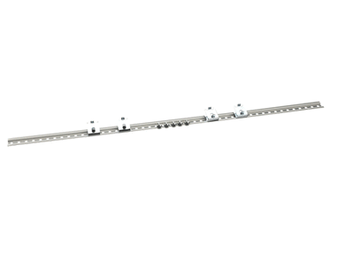 TRUE 912071 SHELF STANDARD  24 SILVER TR WITH 5)8322