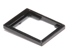 TRUE 921089 FACE PLATE  ROCKER SWITCH 3 PRONG  BLACK