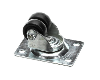 TRUE 830268 CASTOR 1-1/2 DUAL WHEEL W/PLATE W/O BRAKE RC-1