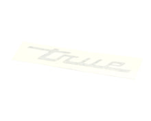 TRUE 200939 NAMEPLATE  TRUE DECAL SILVER VINYL