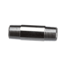 T&S BRASS 000357-40 NIPPLE, 3/8NPT X 2 LONG, POLISHED-CHROME