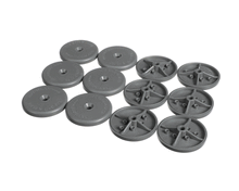 T&S BRASS 001121-45M B-0107 SPRAY VALVE SPRAY FACES (QTY. 12)