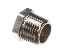 T&S BRASS 001359-40 1/2NPT MALE X 3/8NPT FEMALE HEX BUSHING