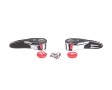 T&S BRASS 001637-45NS-M2 NEW-STYLE LEVER HANDLES, RED INDEXES (T&S LOGO), S