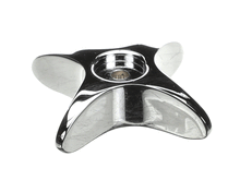 T&S BRASS 002521-45NS 4-ARM KITCHEN HANDLE, CHROME-PLATED