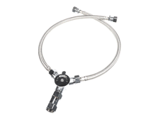 T&S BRASS 019321-40 TEMPERATURE CONTROL MIXING VALVE, 18 FLEXIBLE STA