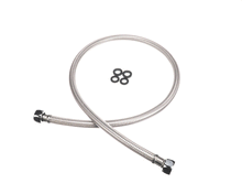 T&S BRASS 019901-45 DURAPULL PRU 30 S'STEEL BRAIDED HOSE WITH CLEAR C