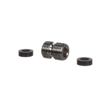 T&S BRASS 098A 3/4-14UN MALE X MALE FITTING W/ HOSE WASHERS