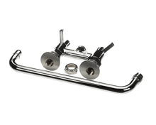 T&S BRASS 5F-4DLX12 FAUCET, DECK MOUNT, 4 CENTERS, 12 SWING NOZZLE