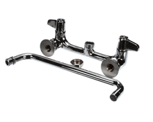 T&S BRASS 5F-8WLX12 FAUCET  WALL MOUNT  8 CENTERS  12 SWING