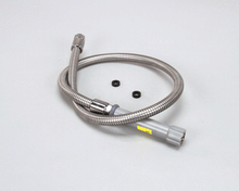 T&S BRASS B-0044-H HOSE  44 FLEXIBLE STAINLESS STEEL (GRAY