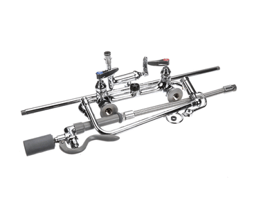 T&S BRASS B-0131-ADF12-BC 8 WALL MOUNT PRE-RINSE  B-0107-C SPRAY V