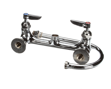 T&S BRASS B-0331-CR FAUCET  8 WALL MOUNT  CERAMAS  SWIVEL GO