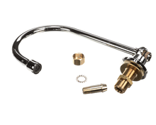 T&S BRASS B-0520 RIGID GOOSENECK, DECK MOUNT, 5-1/2 SPREAD, 10-1/4