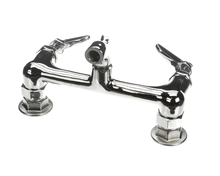 T&S BRASS B-0672-POL SERVICE SINK FAUCET, WALL MOUNT, 8 CENTERS, PAIL