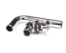 T&S BRASS B-0898-OF GRID DRAIN ASSEMBLY  OFFSET  POLISHED CH