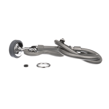 T&S BRASS B-0950 SPRAY ASSEMBLY, 44 FLEX STAINLESS STEEL HOSE, SEL