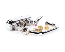T&S BRASS B-1110 WORKBOARD FAUCET  DECK MOUNT  4 CENTERS