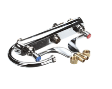 T&S BRASS B-1142-04 8C/C DECK MOUNT WORKBOARD FAUCET 4WRIST