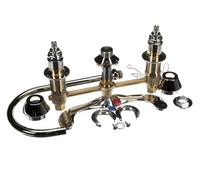 T&S BRASS B-2866-LF16-WH4 8 CWS FAUCET, 1.5 GPM FLOW DISC, B-LT, 4 WRIST-A