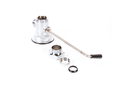 T&S BRASS B-3950 WASTE DRAIN VALVE  TWIST HANDLE  3-1/2IN