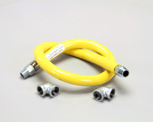 T&S BRASS HG-2D-48 GAS HOSE  FREE SPIN FITTINGS  3/4 NPT  4