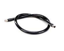 T&S BRASS HW-2B-48 WATER HOSE, MALE FITTINGS, 3/8 DIAMETER, 48 LONG