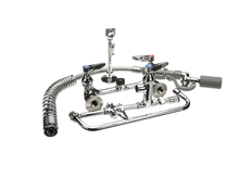 T&S BRASS MPY-8WLN-12-4C MINI-PRU: 8 WALL MOUNT, B-0107-C, 12 SWING NOZZL