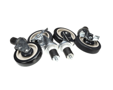 TOWN FOOD SERVICE 250500 CASTERS SET OF 4, 5 DIA. (2 W/ & 2 W/O BRAKE)--MB