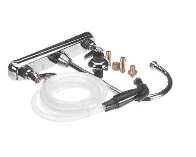 T&S BRASS B-1172-07-133X 8 C/C WORKBOARD FAUCET W/ 5 3/4 SWIVEL GOOSENECK