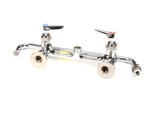 T&S BRASS B-0230-14-CR-SC 8 WALL MOUNT MIXING FAUCET  CV CERAMA CARTRIDGES