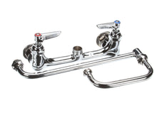 T&S BRASS B-0265 DOUBLE PANTRY FAUCET WALL MOUNT 8C/C 18 DOUBLE J