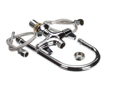 T&S BRASS 5F-2SLX05 FAUCET  DECK MOUNT  SINGLE HOLE BASE  18 FLEXIBLE