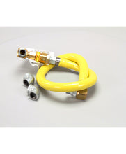 T&S BRASS HG-4E-48S GAS HOSE W/QUICK DISCONNECT  1 NPT  48 LONG  INC