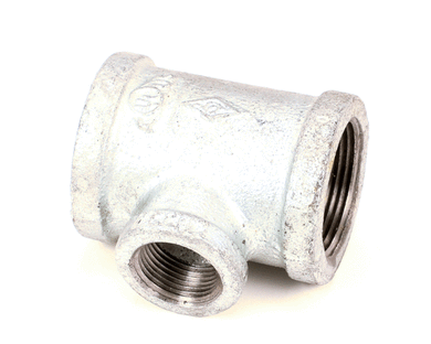 ULTRAFRYER 24A060 TEE  1 1/4 X1 1/4 X 3/4 FPT GALV