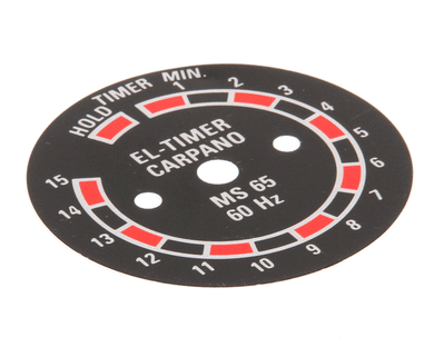 VARIMIXER 30-190 15 MINUTE TIMER (METAL) SCALE CARPANO.