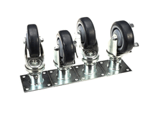 VULCAN HART 00-421893-000G1 PLATE MOUNT CASTER KIT  4 CASTERS