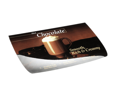 WILBUR CURTIS CA-1154-01 FILM  HOT CHOCOLATE PCGT4 SKI