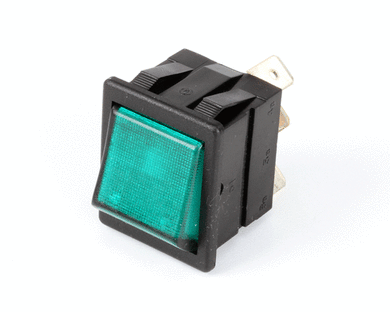 WILBUR CURTIS WC-122 SWITCH  BREW (GREEN) 120V NEON