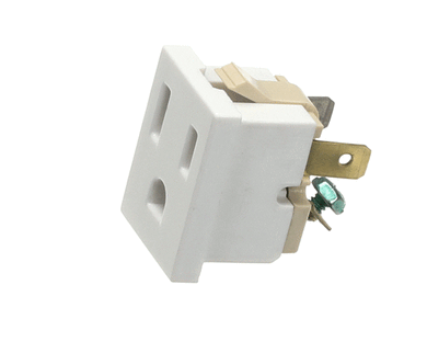 WILBUR CURTIS WC-14001 RECEPTACLE  SNAP-IN 125V 15A S