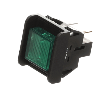 WILBUR CURTIS WC-149 SWITCH  PUSHBUTTON (GREEN)120V
