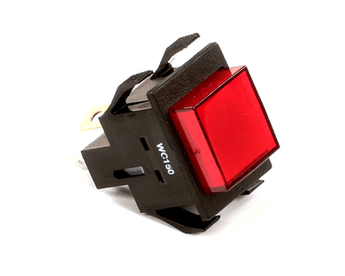 WILBUR CURTIS WC-150 SWITCH  PUSHBUTTON (RED) 120V