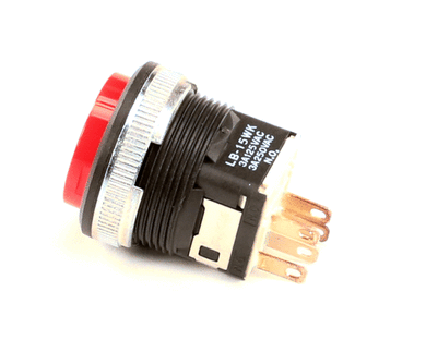 WILBUR CURTIS WC-170 SWITCH  PUSHBUTTON-RED N.O. PC