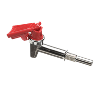 WILBUR CURTIS WC-1809-103 FAUCET, HW TOUCH GUARD LONG SH