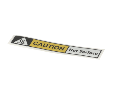WILBUR CURTIS WC-38310 LABEL, CAUTION HOT SURFACE GEN